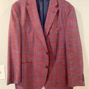 Men’s custom luxury lightweight sport coat Sz 46R